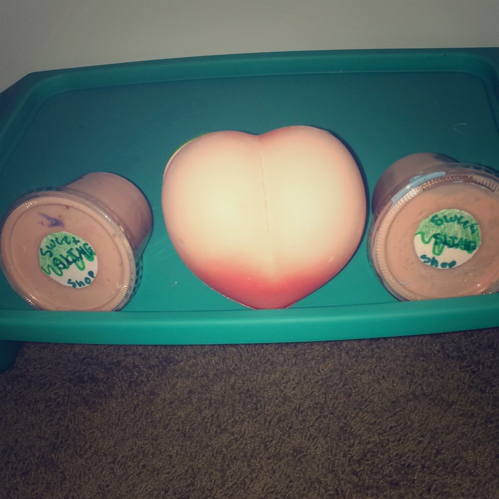 Peach jello Jiggly slime🍑